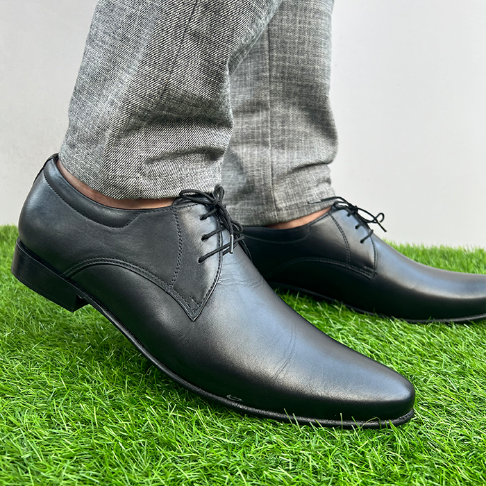 Pure Leather Shoes FT-438 - Black / 40 - Shoe