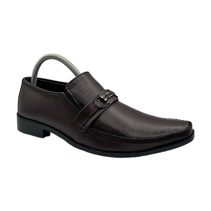 Synthetic Leather Shoes FT- 724 - Brown / 39 - shoe