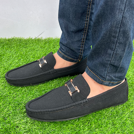Suede Loafer FT-570 - Black / 39 - shoes