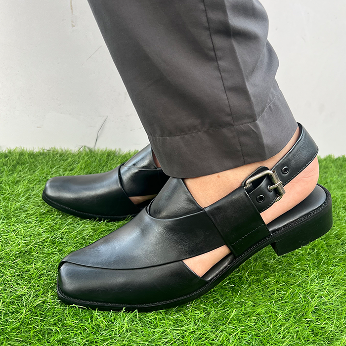 Leather Peshawari Chappal FT-1012 - shoes
