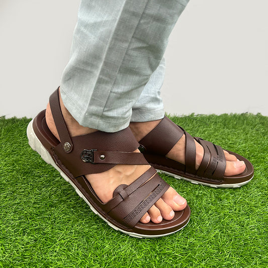 Synthetic leather sandal FT-1441