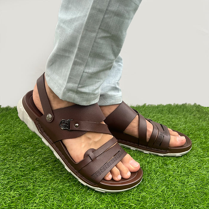 Synthetic leather sandal FT-1441