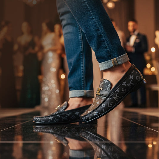 Synthetic leather loafer FT-795