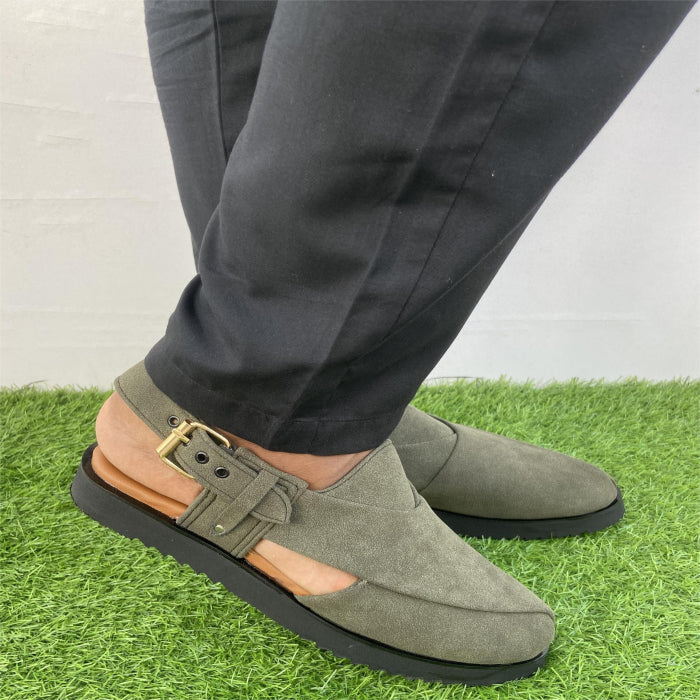 Green Suede Peshawari FT-920