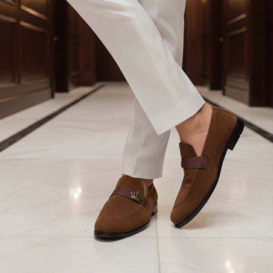 Sued Synthetic Leather Shoe FT-785