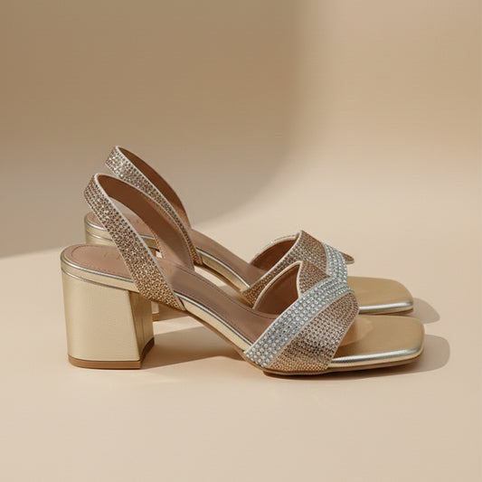 Block heel sandal