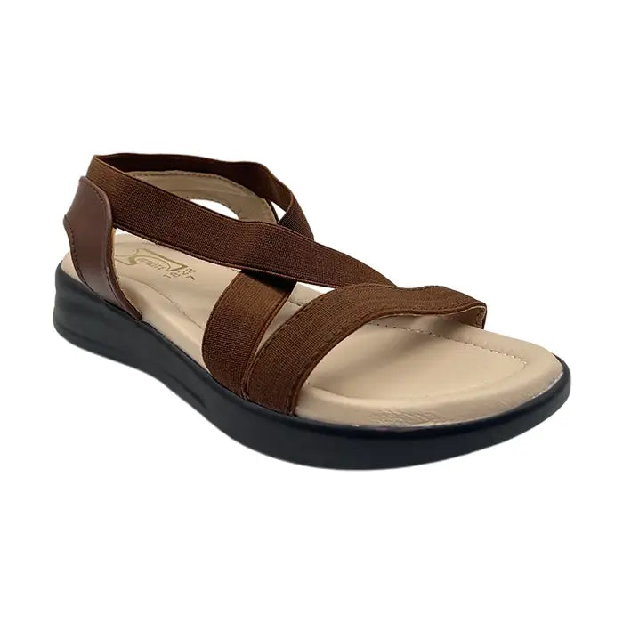 Elastic Ankle Strap Padded Sandals 625 - Sandals