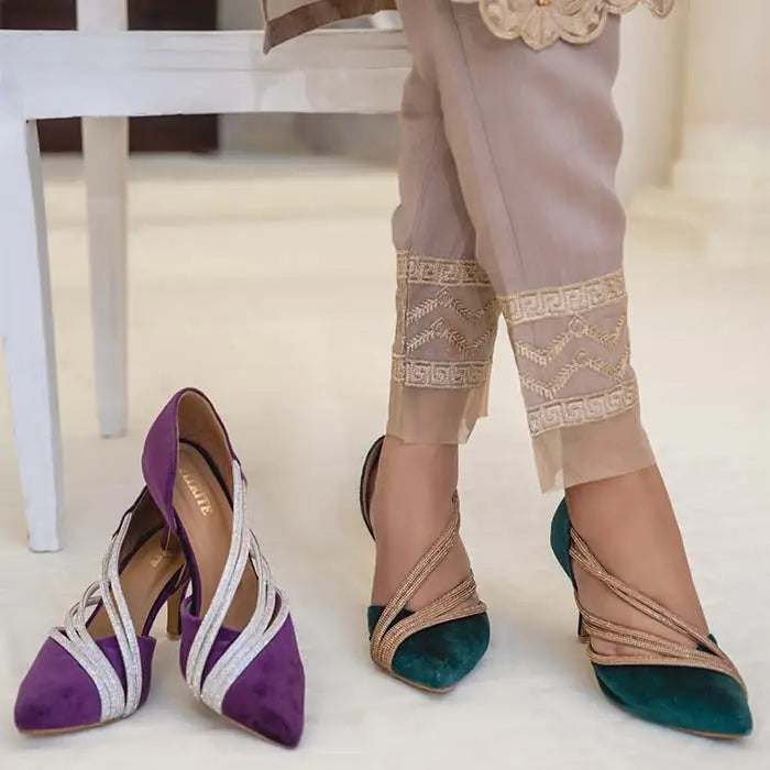 Fancy Coat Shoe FT-1003 - Purple / 36 - Shoe