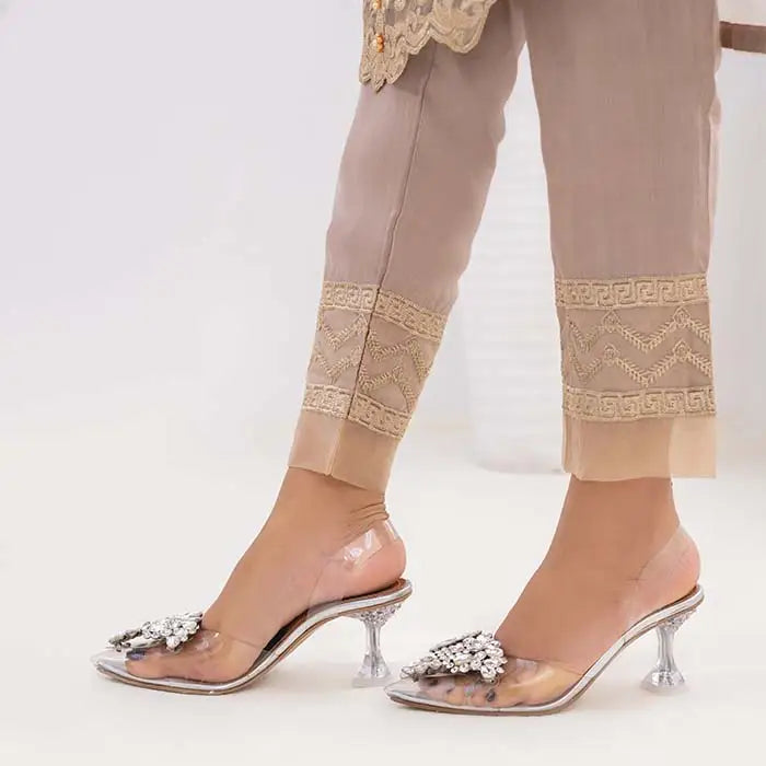Fancy Stone Bunch Sandals - Shoe