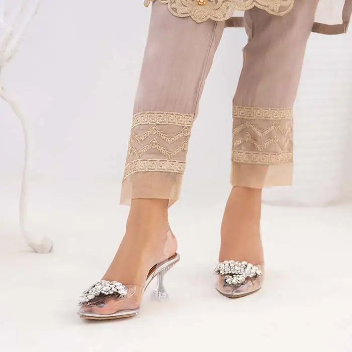 Fancy Stone Bunch Sandals - Shoe