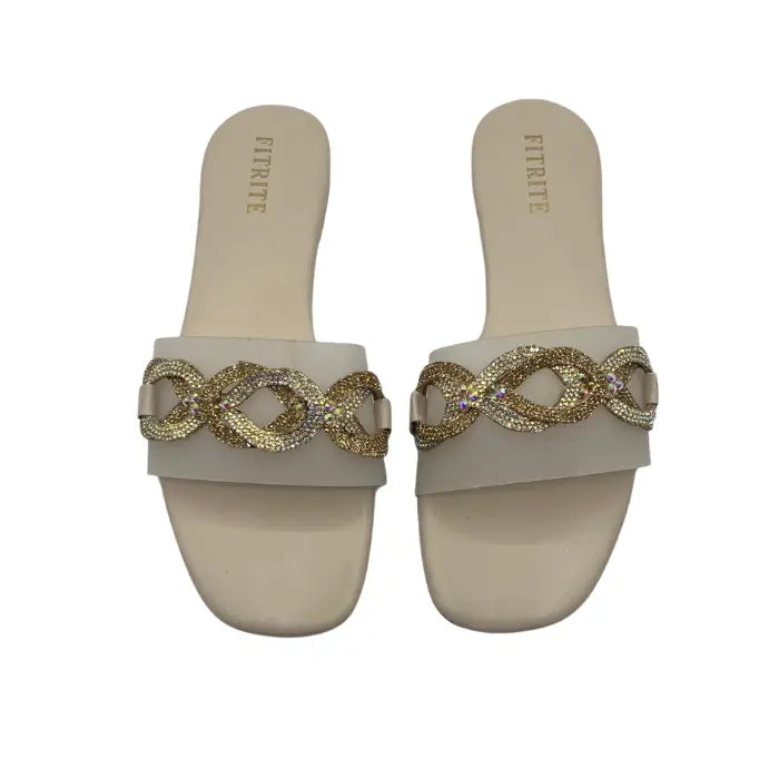 Flat Chain Slippers FT-09 - Flat Chappal