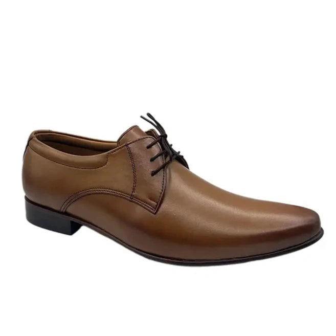 Full Pure Leather Shoes FT-438 - Mustard / 39 - Shoe