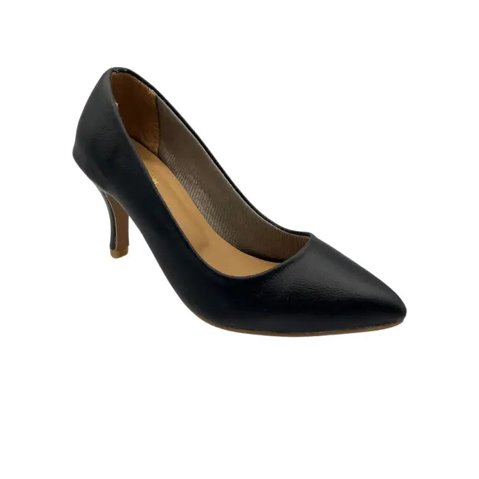 Heel Coat Shoes FT-1075 - Black / 36 - Coat shoe