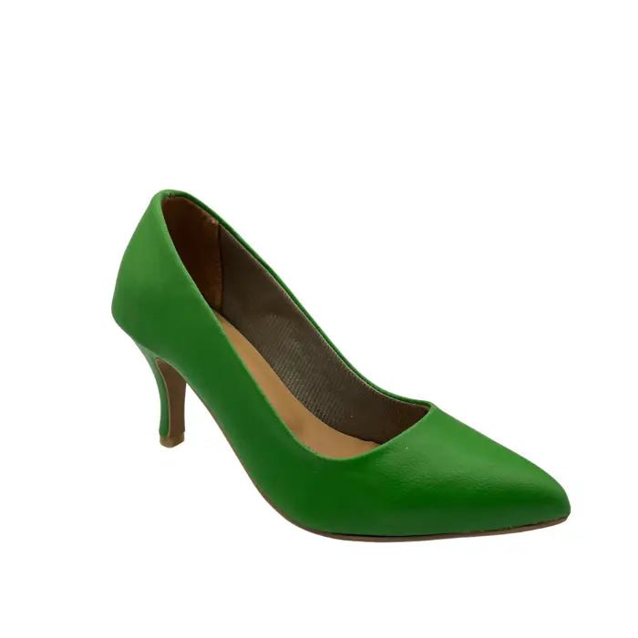 Heel Coat Shoes FT-1075 - Green / 36 - Coat shoe