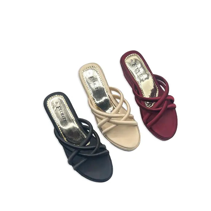 Plate Form Sole Slippers 303 - Slippers