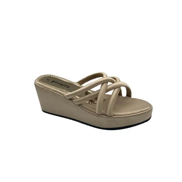 Plate Form Sole Slippers 303 - Fawn / 36 - Slippers