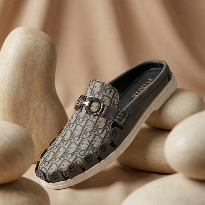 Synthetic leather loafer FT-158