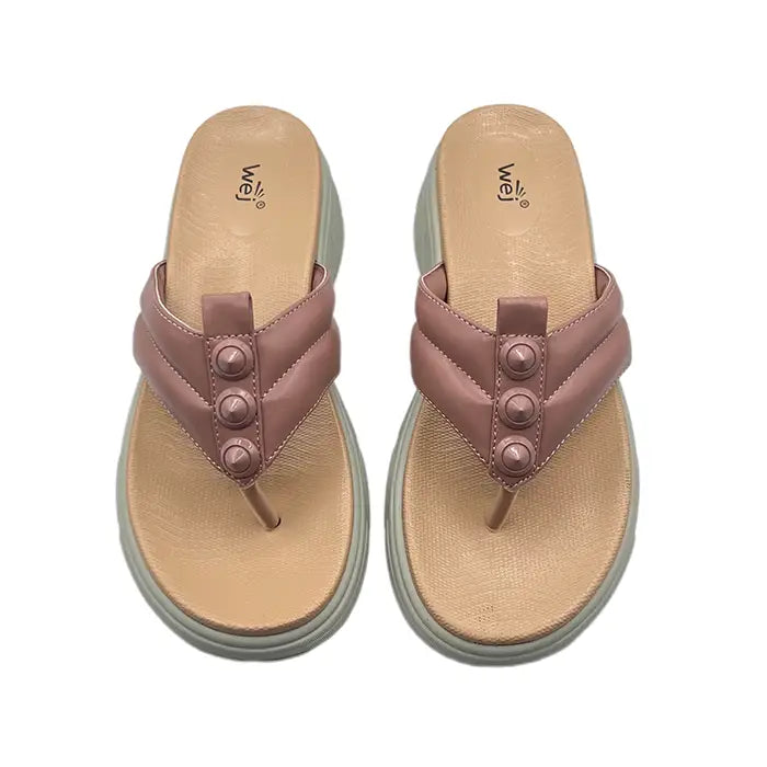 Wedge Chappal for Girls 0167 - Slipper