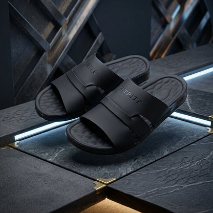 Premium Leather Slippers - FT 38