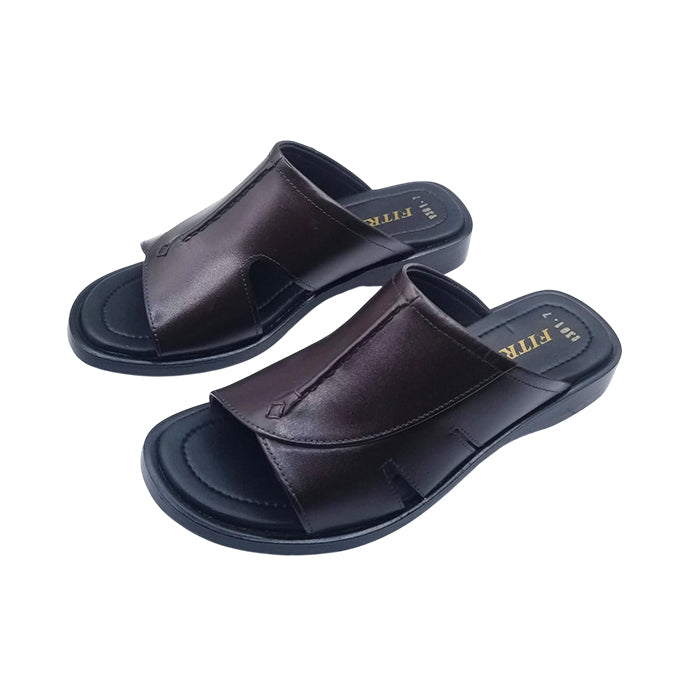 Premium Leather Slippers - FT 48