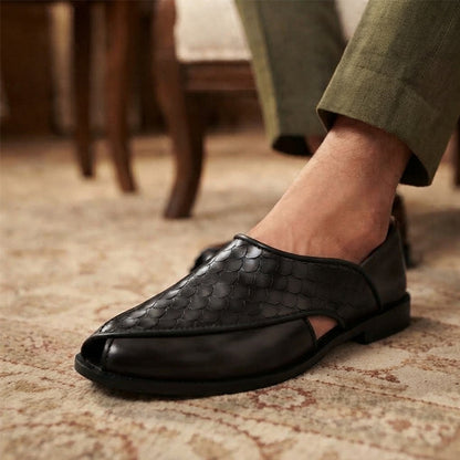 Printed Synthetic Leather Peshawari FT-959