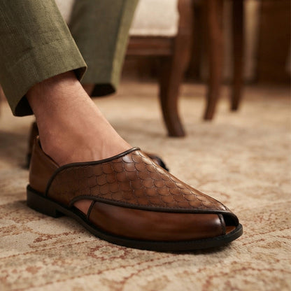 Printed Synthetic Leather Peshawari FT-959