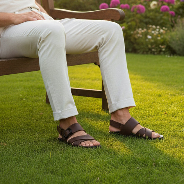 Synthetic Leather Sandal FT-