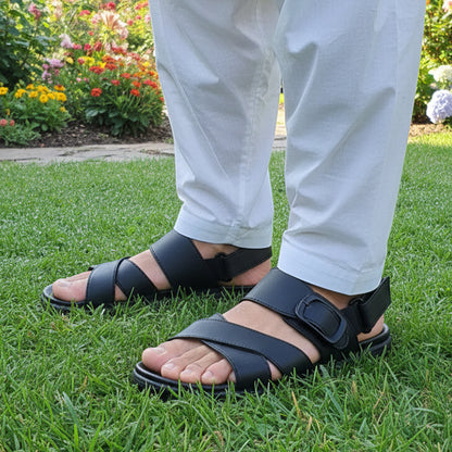 Synthetic Leather Sandal FT-