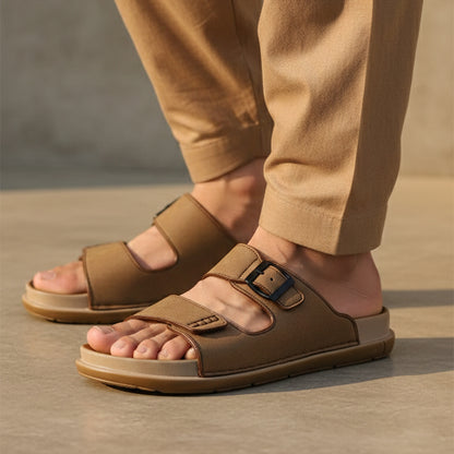 Synthetic Leather Slipper For Men FT-74