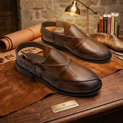 Synthetic Leather Peshawari