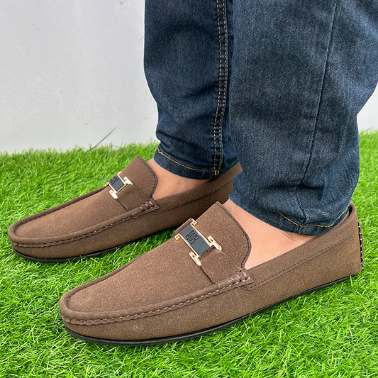 Suede Loafer FT-570 - Brown / 39 - shoes