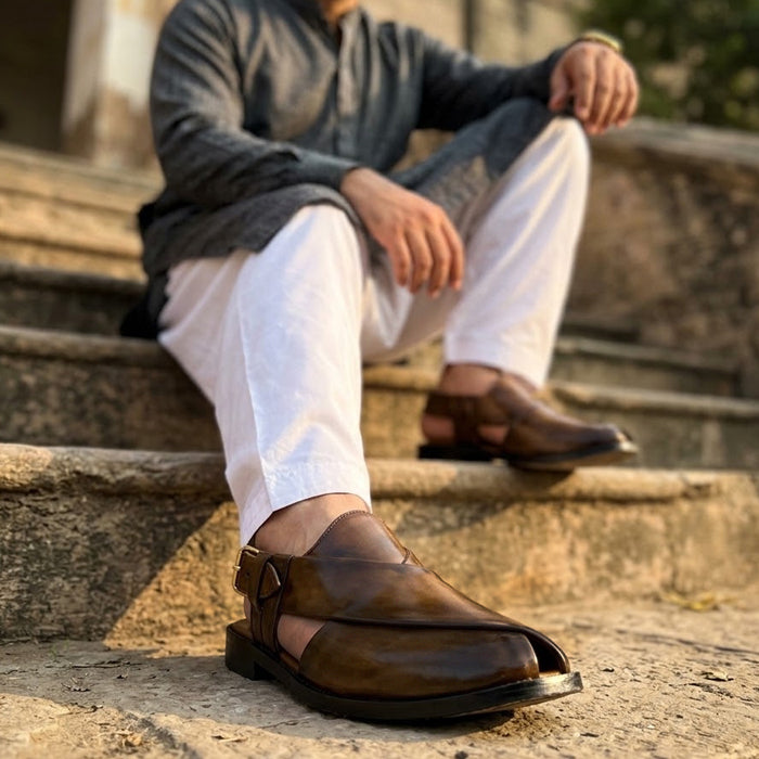 Synthetic Leather Peshawari