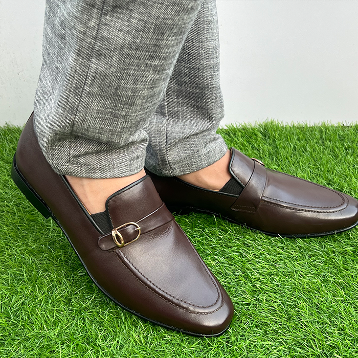 Leather Shoes FT-631 - Brown / 39 - shoe