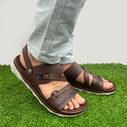 Synthetic leather sandal FT-1441