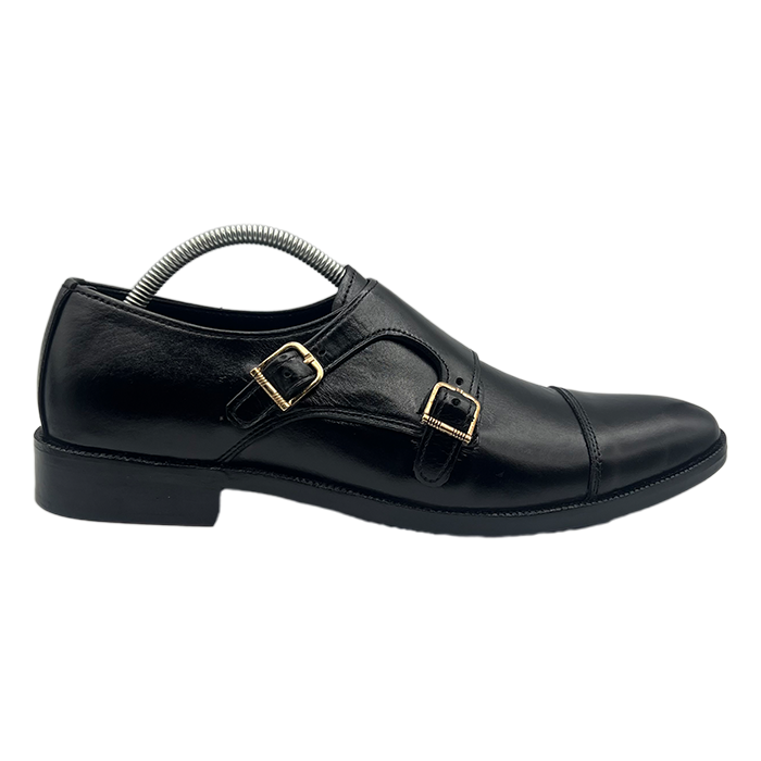 Cow Leather Double monk strap shoes FT-825 - shoe