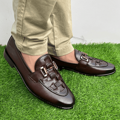 Synthetic Leather Two tone Shaded Shoes FT- 757