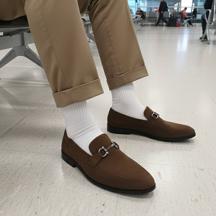 Suede Synthetic Leather Shoes FT-790