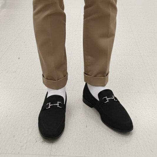 Suede Synthetic Leather Shoes FT-790