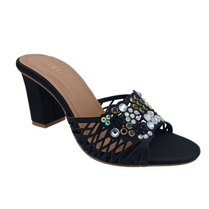 Block Heel Imported StonescSandals FT-653