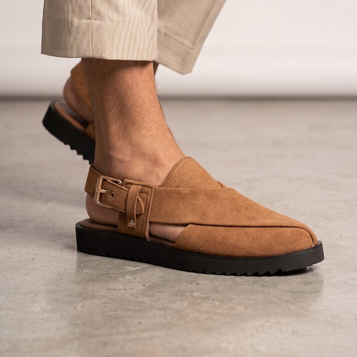 Mustard Suede Peshawari FT-920