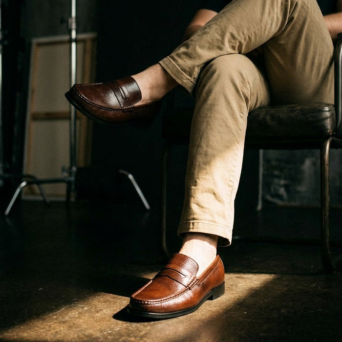 Pure Leather Loafer FT- 807