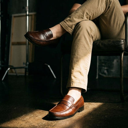 Pure Leather Loafer FT- 807