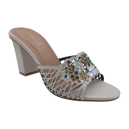 Block Heel Imported StonescSandals FT-653