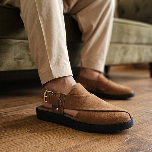 Mustard Suede Peshawari FT-920