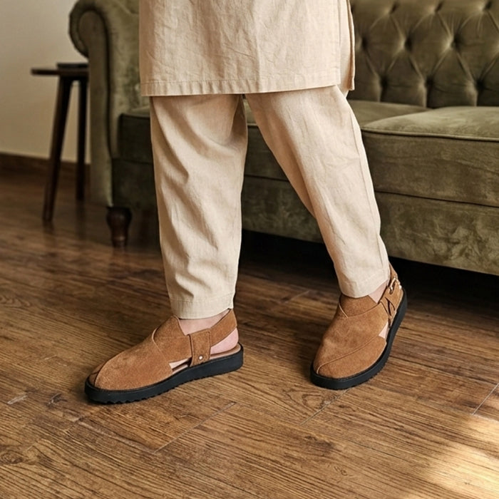 Mustard Suede Peshawari FT-920