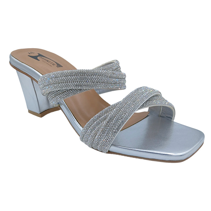 Block Heel Imported Stone Sandals FT-465