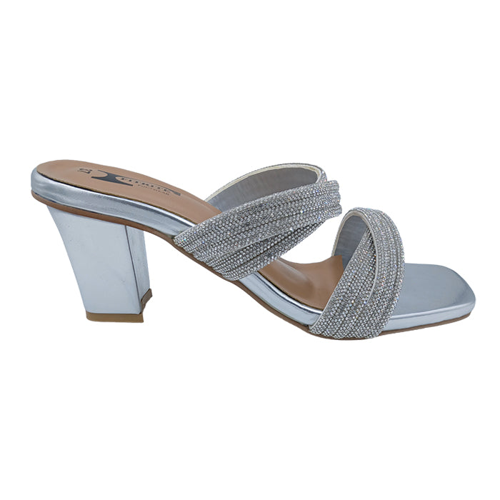 Block Heel Imported Stone Sandals FT-465