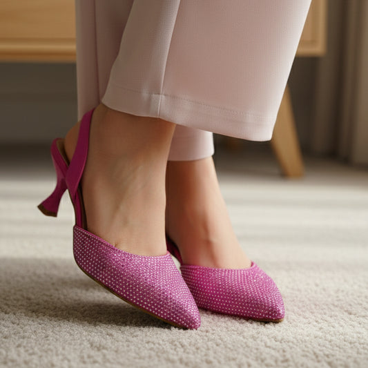 Rhinestones Heels FT-1187