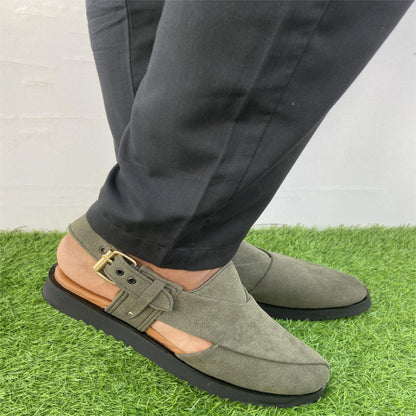 Green Suede Peshawari FT-920
