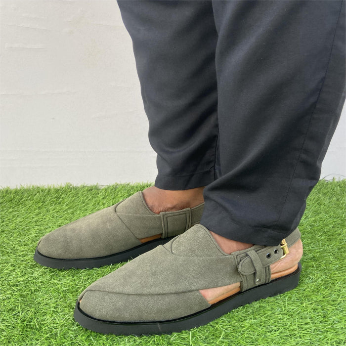 Green Suede Peshawari FT-920